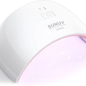 SUNUV White and Pink UV LED Nail Lamp